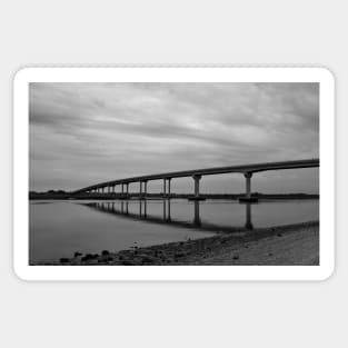 Sunset Beach Bridge Sticker